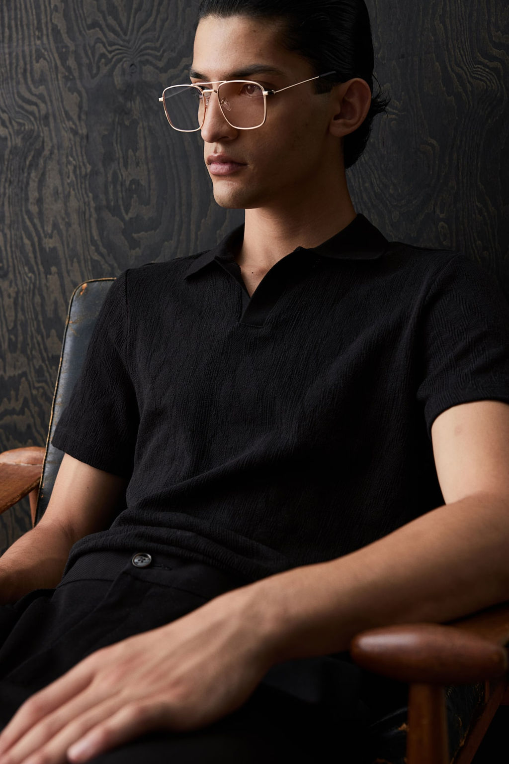 Polo texturizado Slim Fit - H&m фото 2