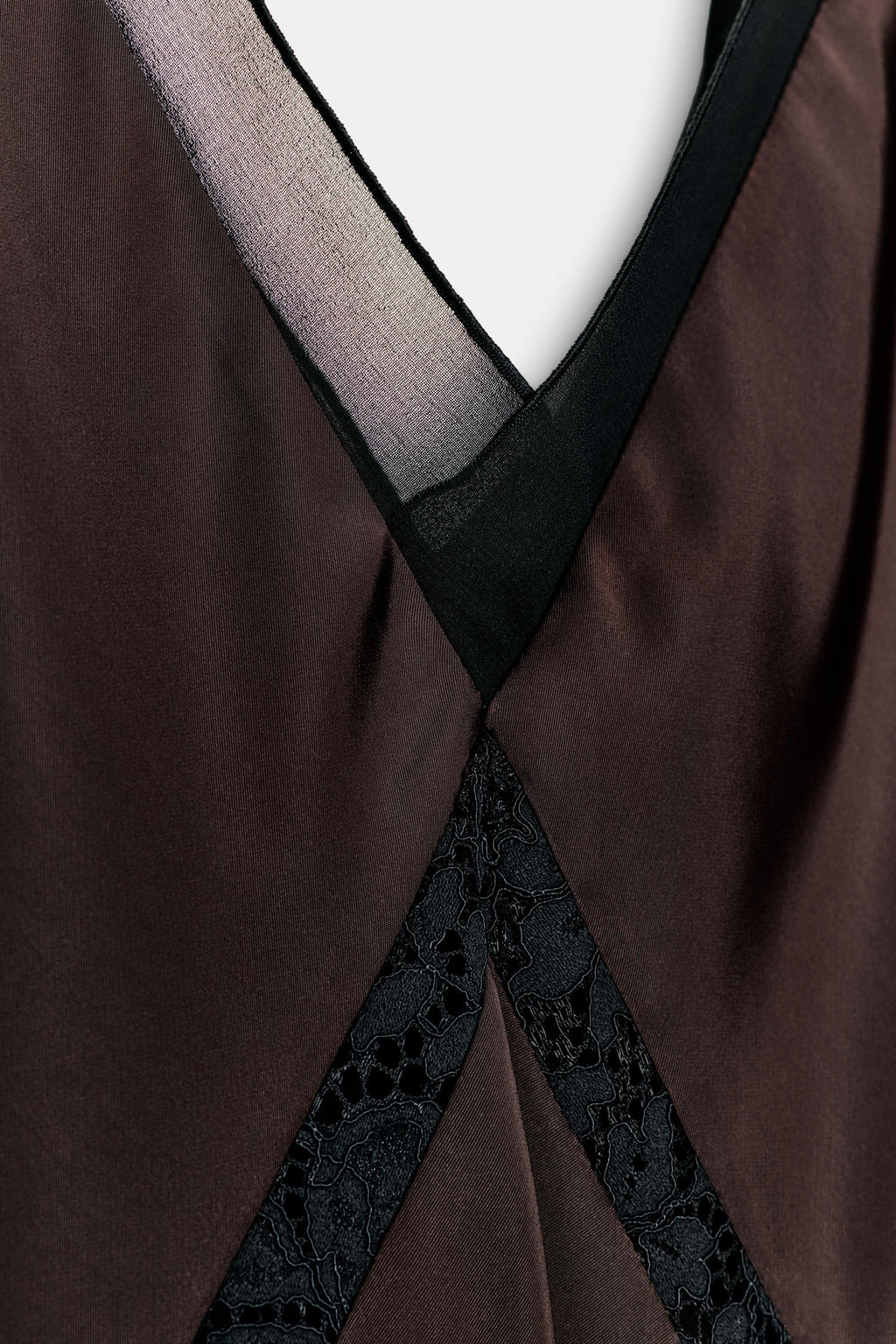 ASYMMETRIC SATIN MIDI DRESS - Zara фото 8