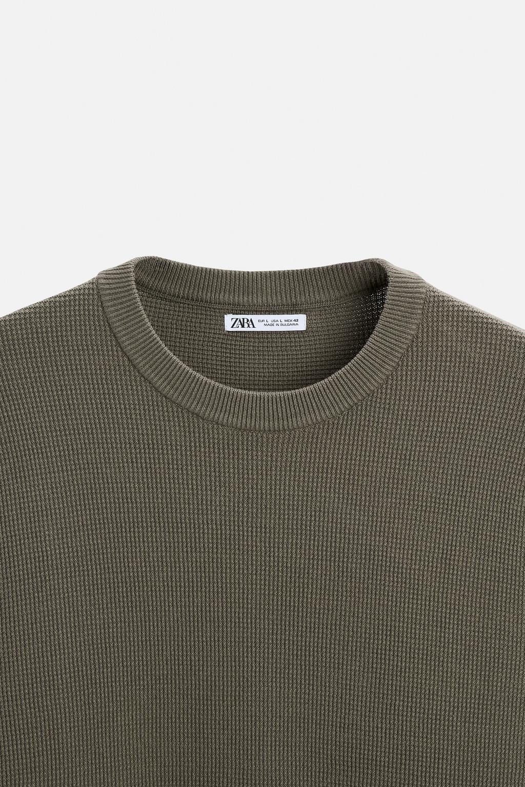 TEXTURED BASIC SWEATER - Zara фото 32