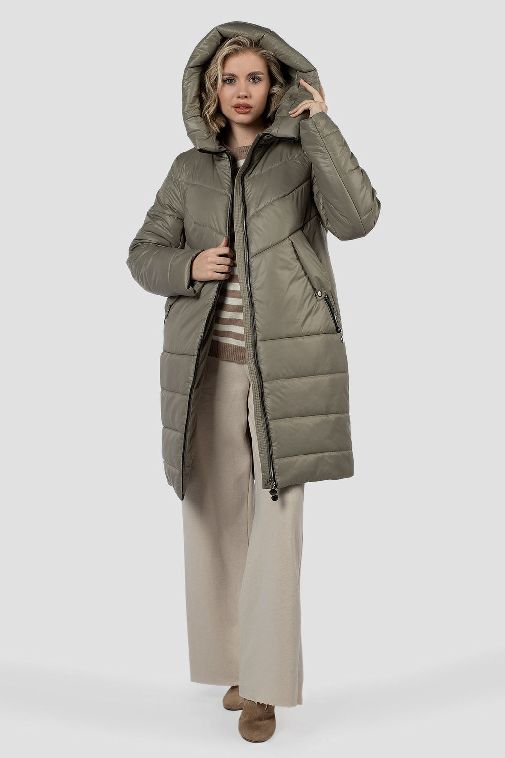 Куртка женская зимняя (синтепон 300) - El podio фото 4