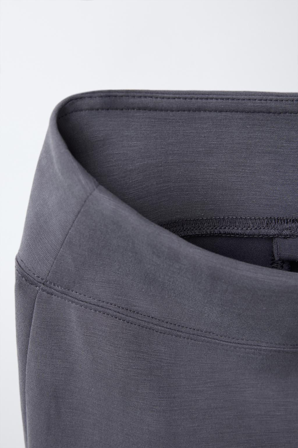 BELL BOTTOM LEGGINGS WITH BUTTONS - Zara фото 4