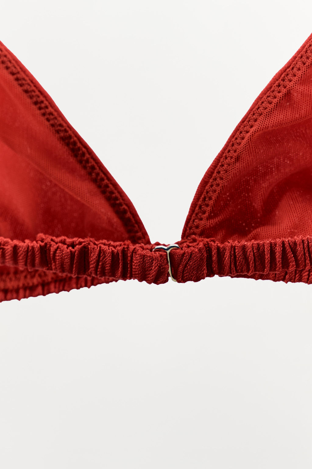 SILK TRIANGLE BRALETTE - Zara фото 6