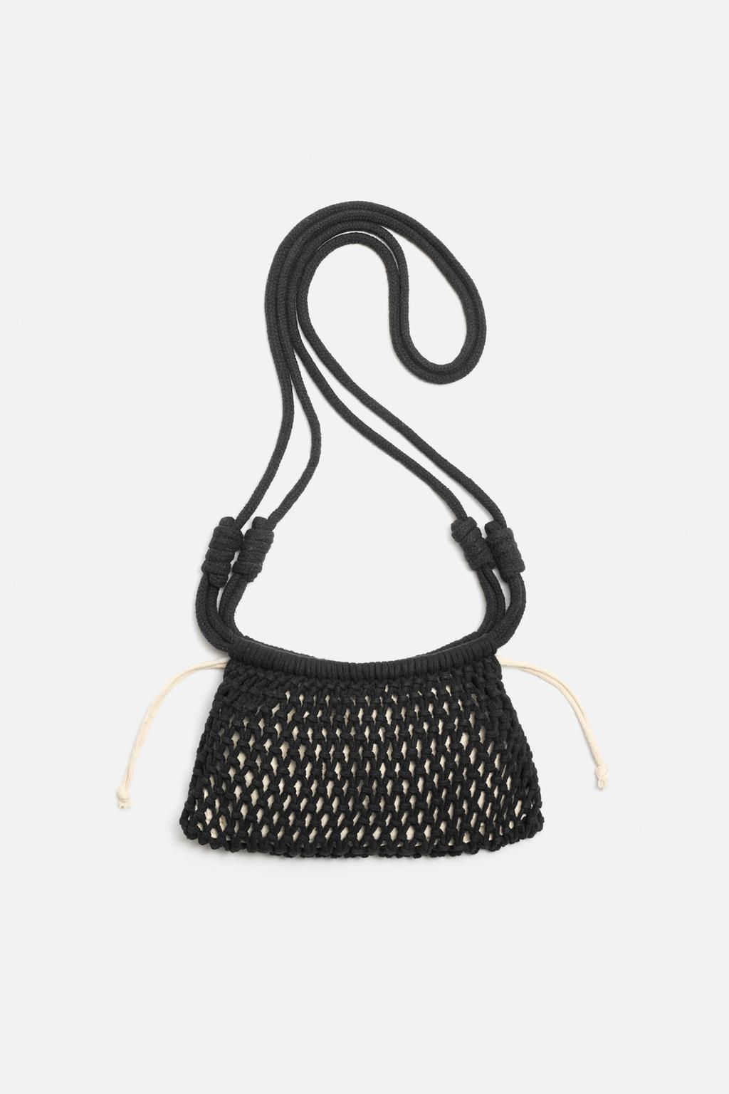 MACRAME CROSSBODY BAG - Zara фото 3