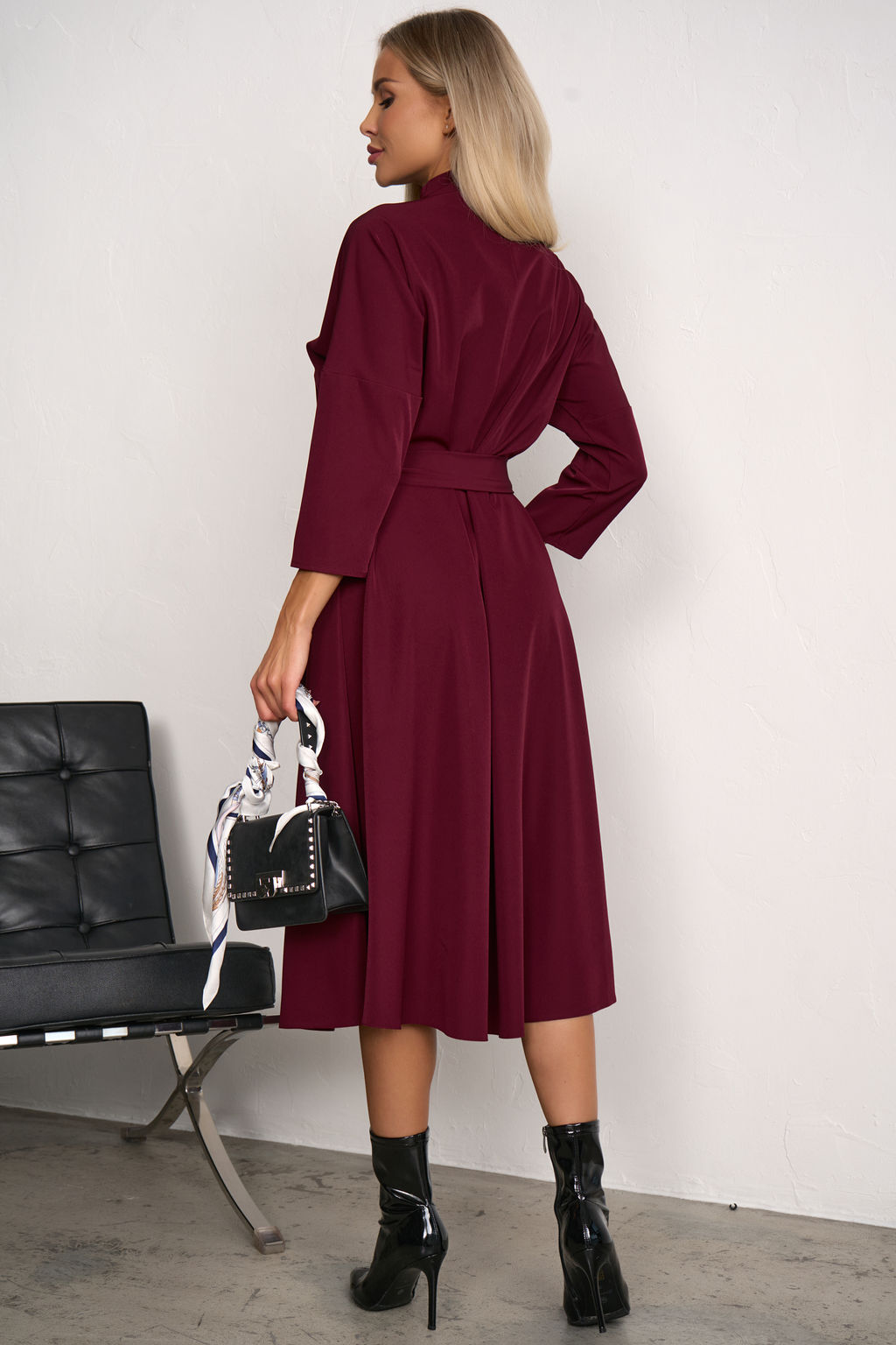 Платье Турин (винный) Р11-1222/5 - Николь фото 7