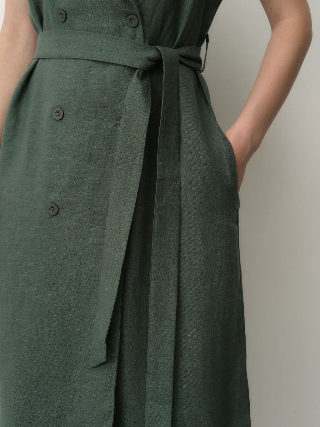 Платье женское 52113-ПЛ зелёное