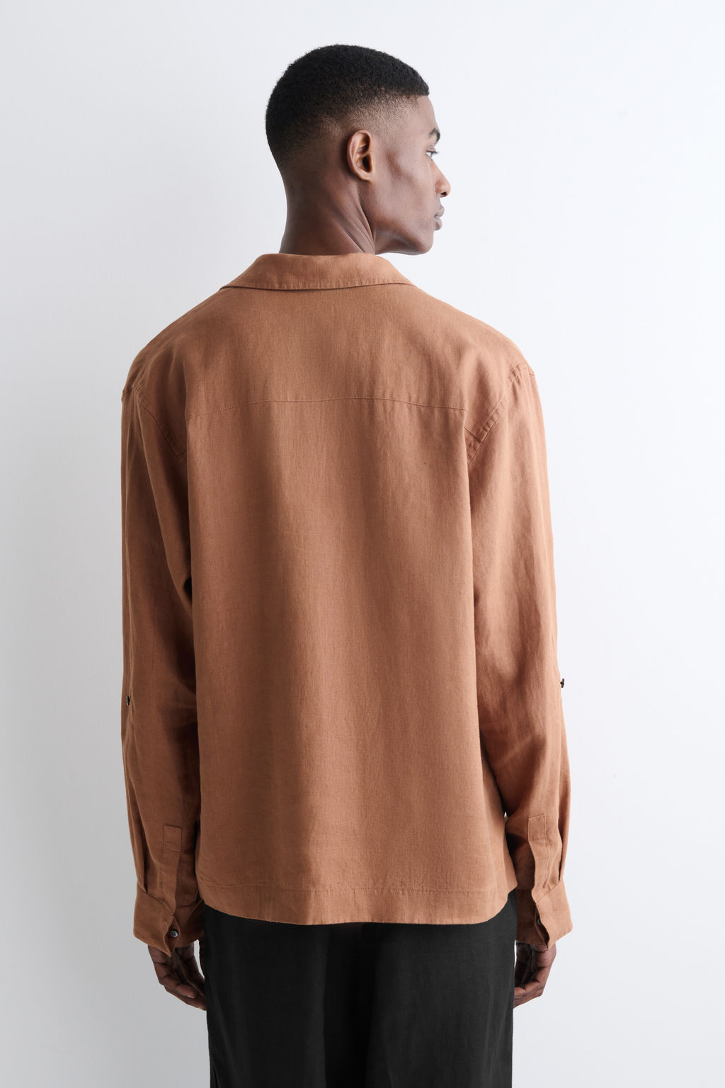 CAMISA DE LINO SIN BOTONES - H&m фото 4