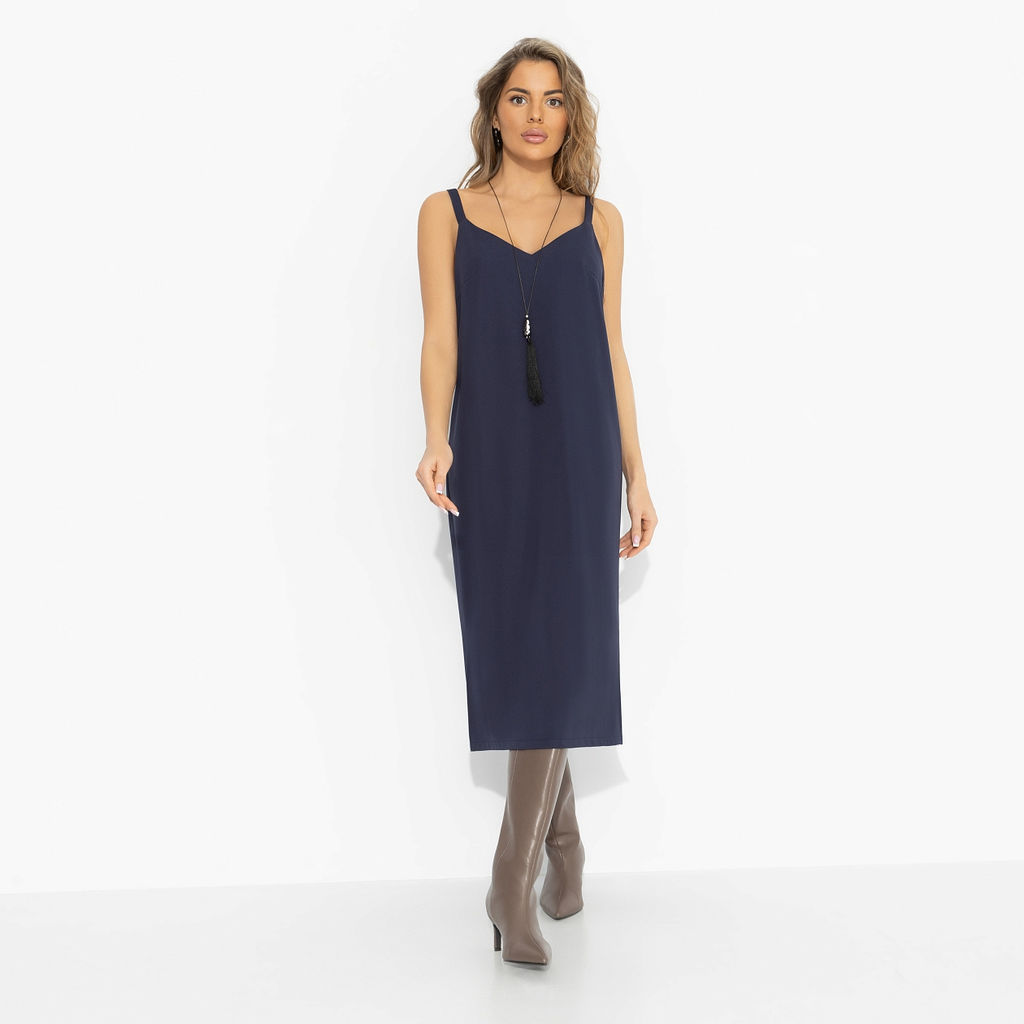 Сарафан , который стройнит, Для важных свиданий (синий) - Charutti фото 16