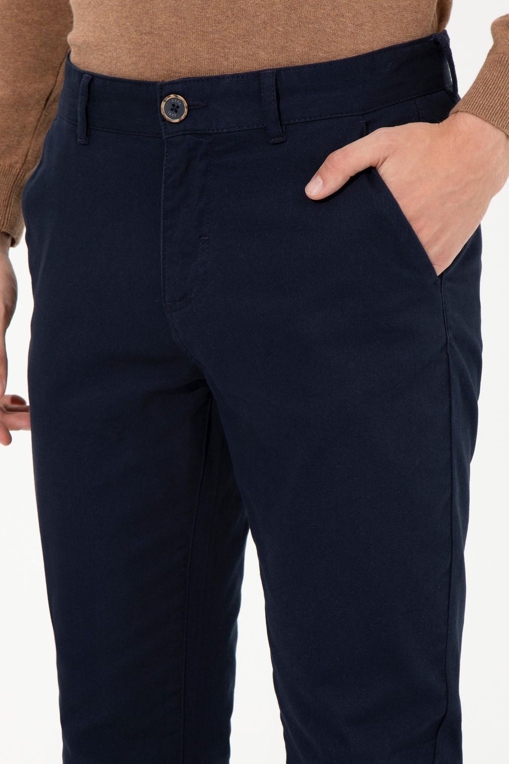 U. S. Polo Assn Мужские темно-синие брюки из плотной ткани - U.s. polo assn фото 6