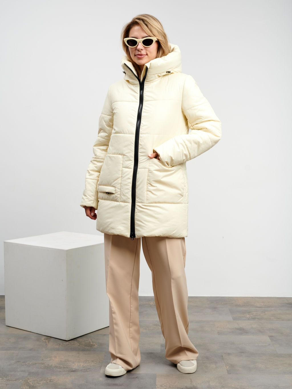 Пальто зимнее Индиго - Yollochka фото 3