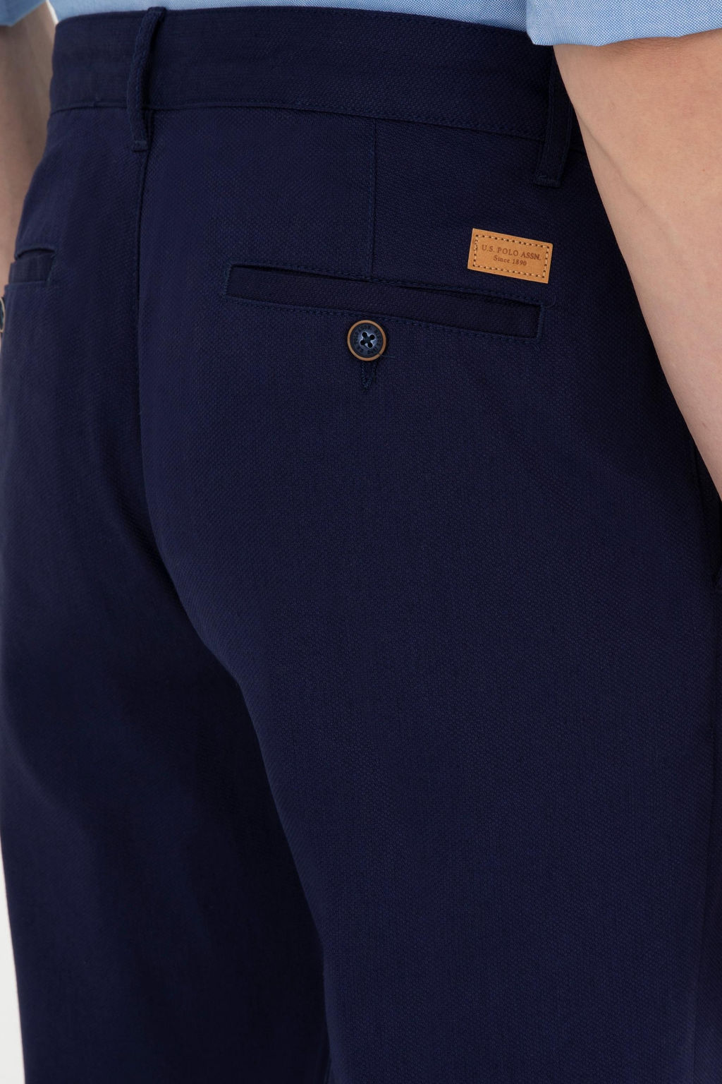 U. S. Polo Assn / Мужские темно-синие брюки из плотной ткани/чиносы - U.s. polo assn фото 6