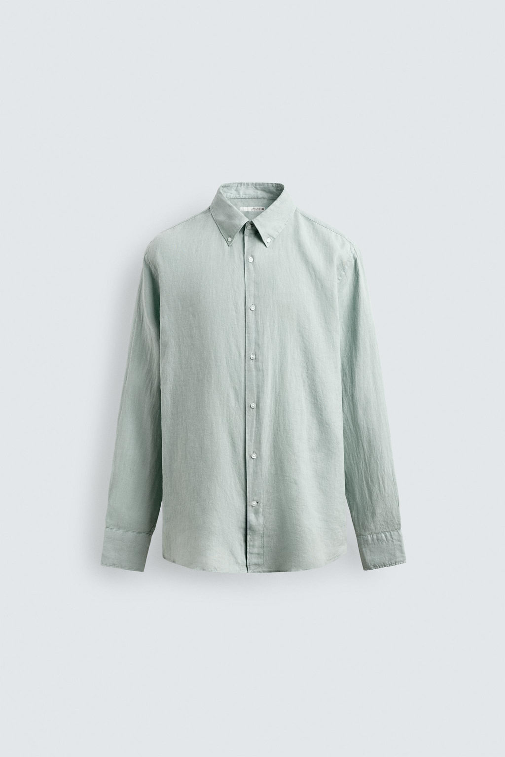 CAMISA REGULAR FIT 100% LINO / Caramelo - Zara фото 7