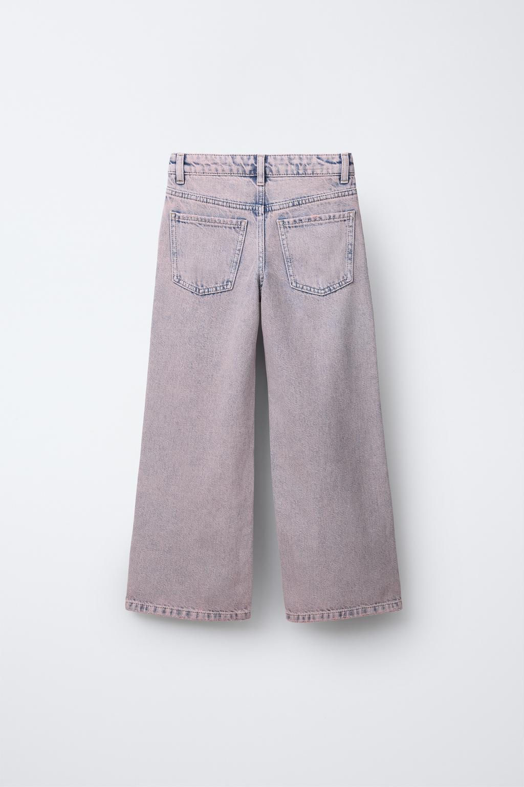 FADED WIDE-LEG JEANS - Zara фото 2