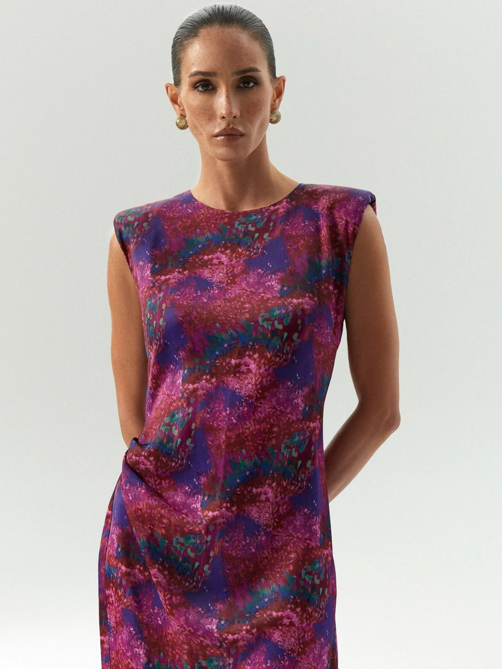 EMKA / Платье-футляр миди с разрезом  фото 2