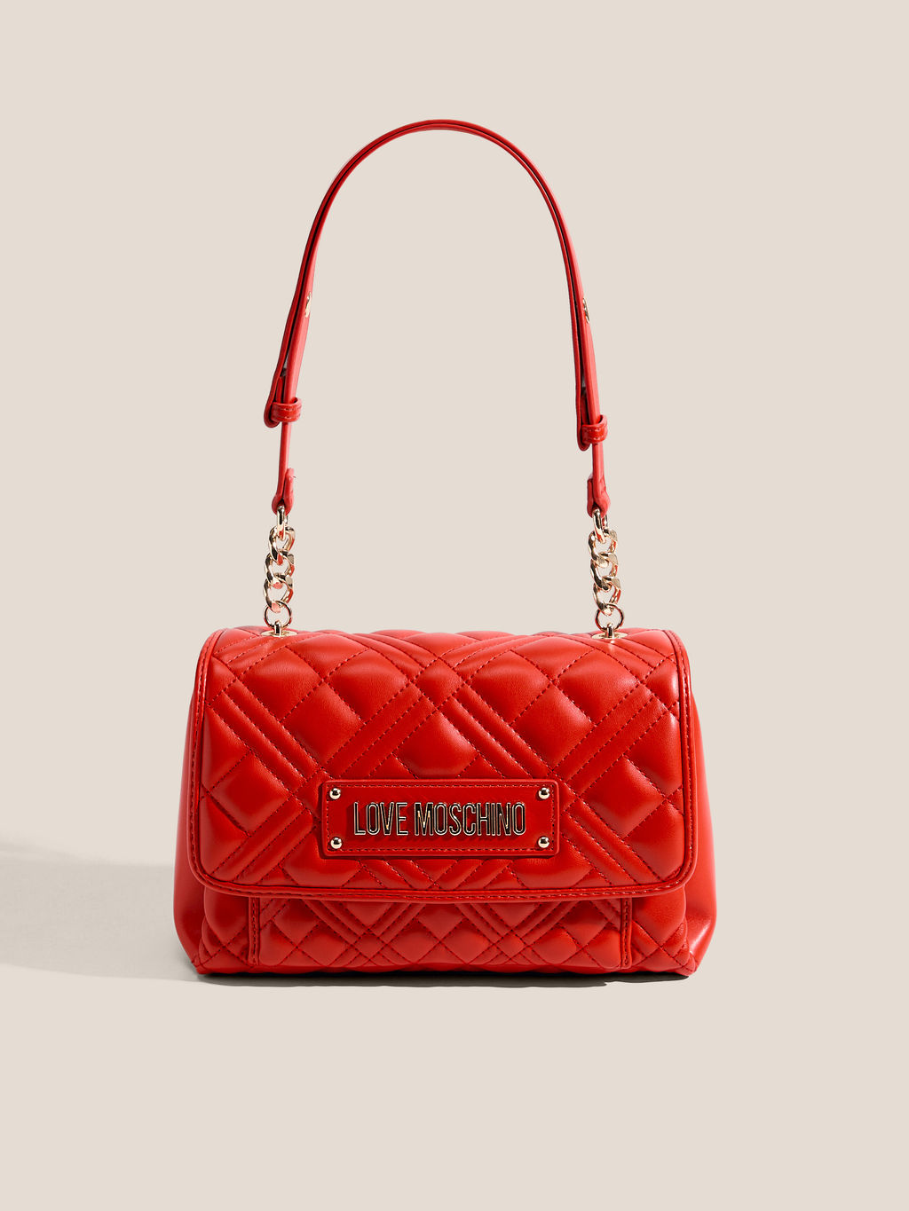 Женская сумка на плечо LOVE MOSCHINO QUILTED BAG Артикул 4623874, рубиновый