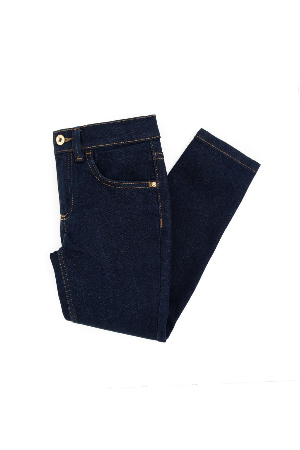 K_z _ocuk Koyu Mavi Jean Pantolon