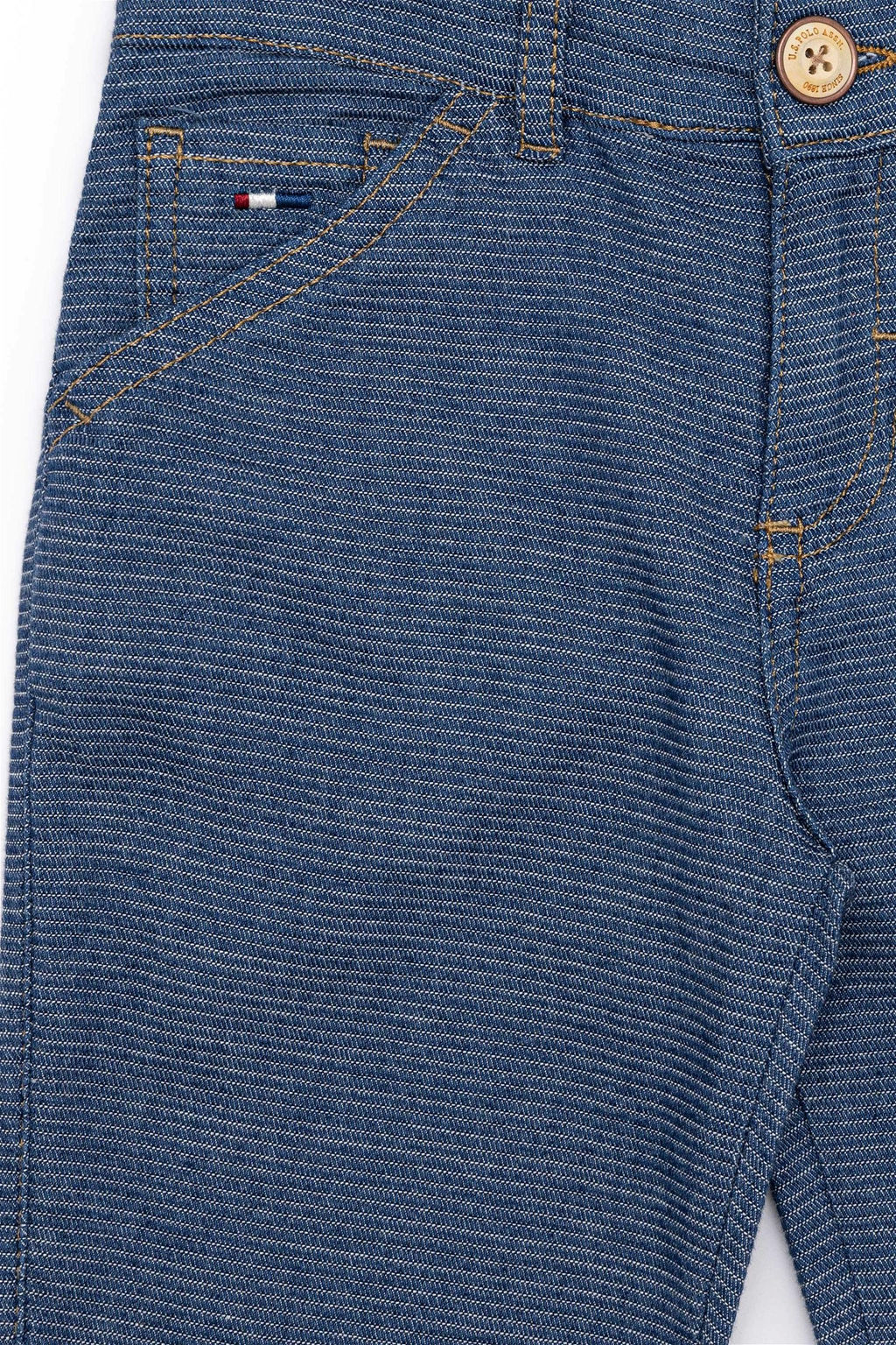 Синие джинсовые брюки для мальчика - U.s. polo assn фото 8
