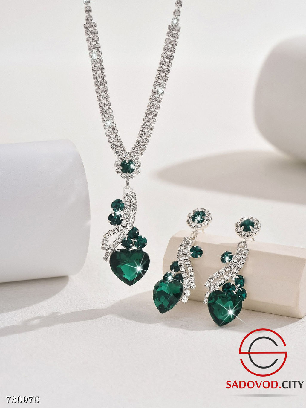 Женский набор бижутерии из страз - Bruno фото 5