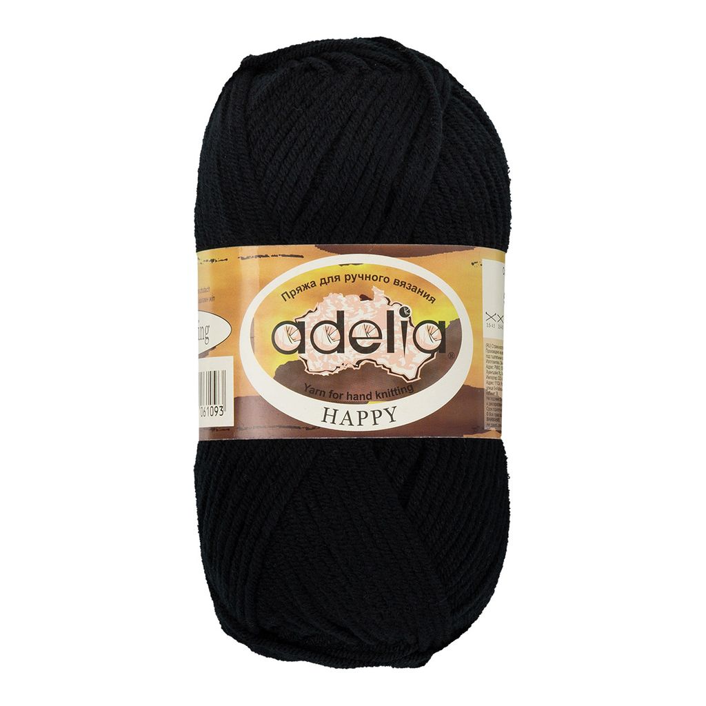 Пряжа ADELIA HAPPY 100% акрил 10 шт. х 50 г 128 м 7 м