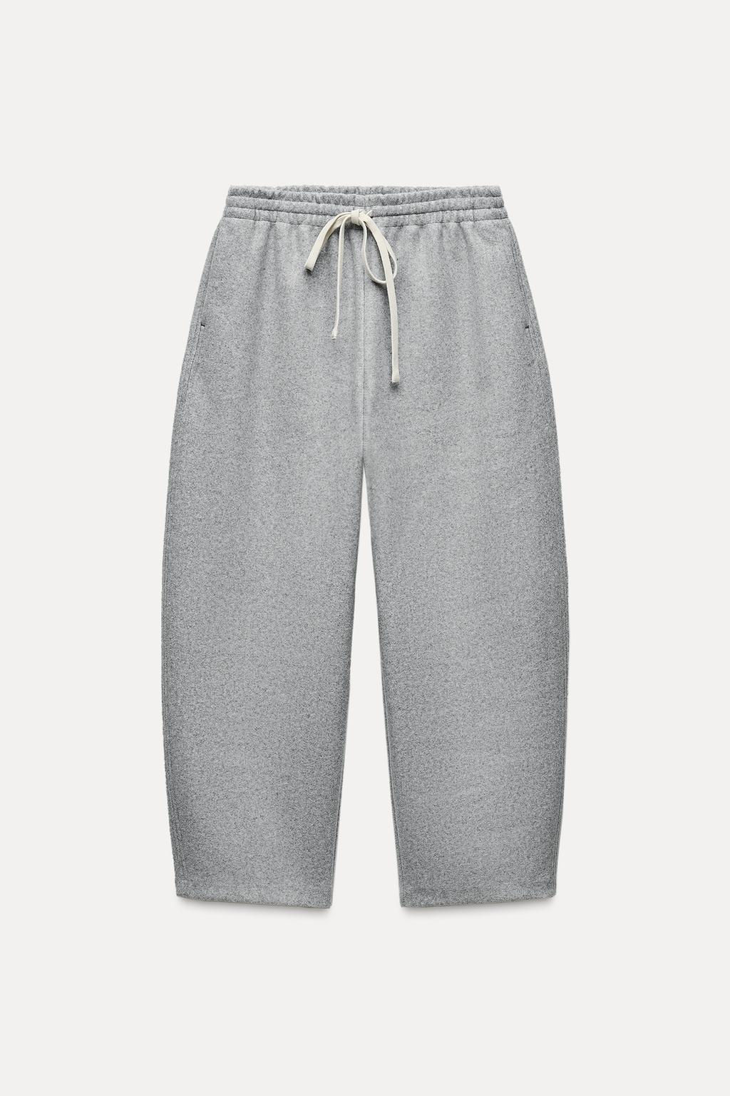 DRAWSTRING BARREL TROUSERS - Zara фото 2