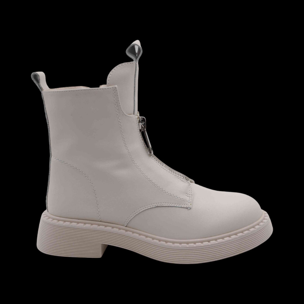 Ботинки из натуральной кожи Р-026-2 бежевые