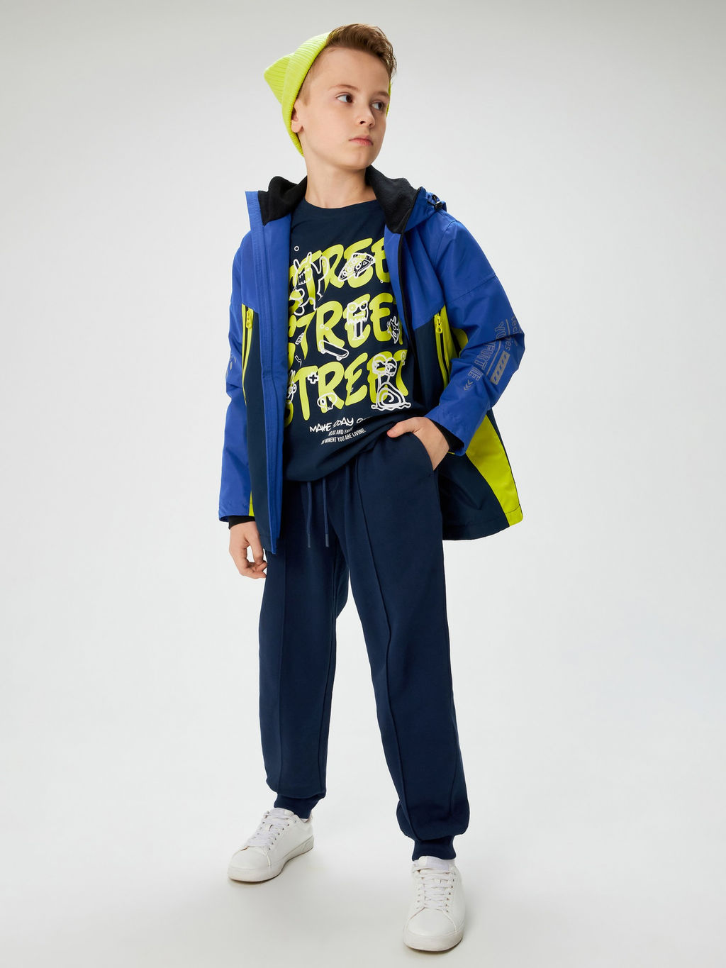 ACOOLA / Брюки детские для мальчиков Jozka холодный синий фото 3