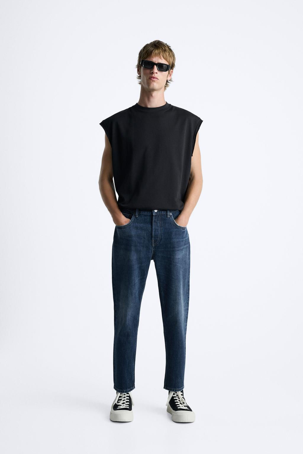 SLIM FIT CROPPED JEANS - Zara фото 10