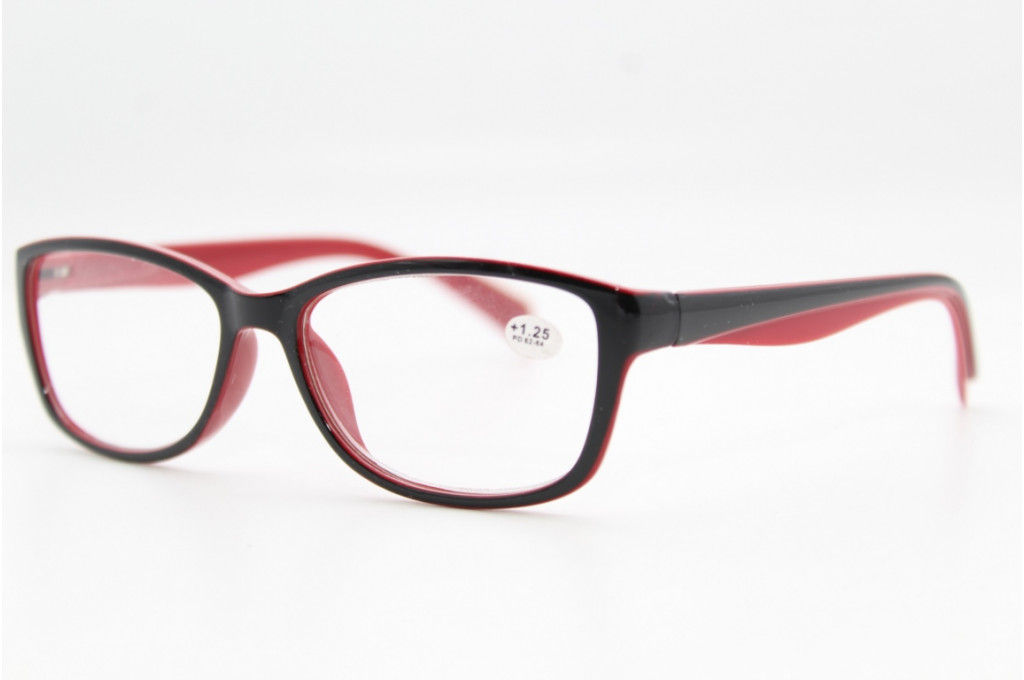 Готовые очки LEWIS 836 (56-17-137) ФЛЕКС С353 красные