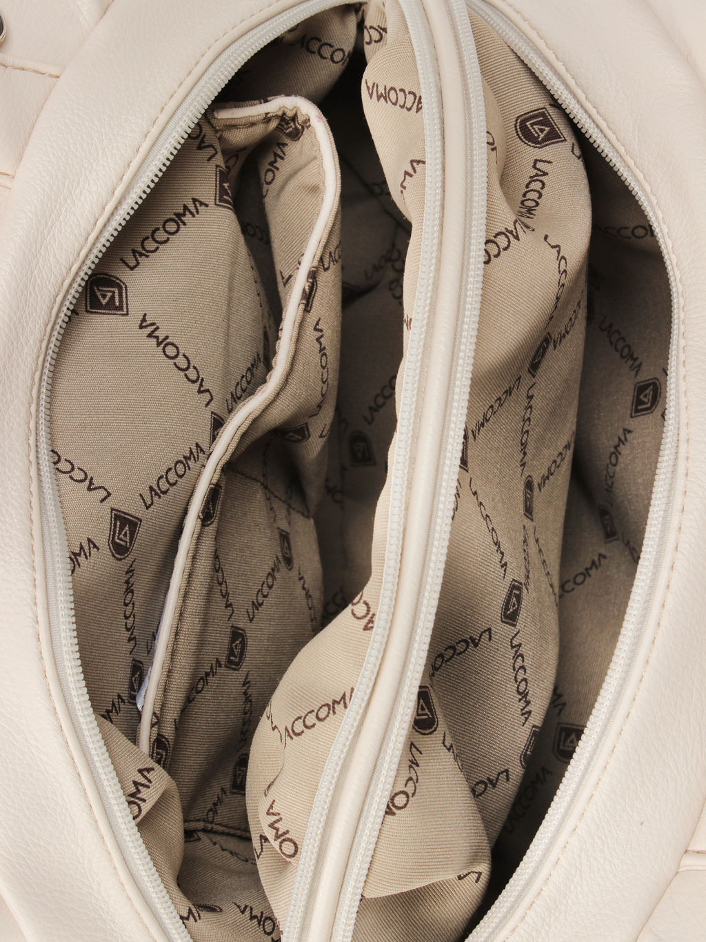 LACCOMA сумка София-слоновая кость эко кожа хлопок