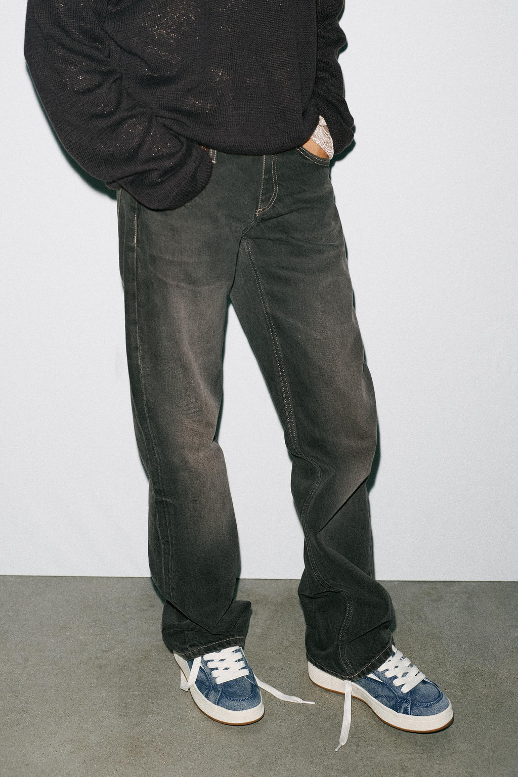 DENIM SNEAKERS - Zara фото 2