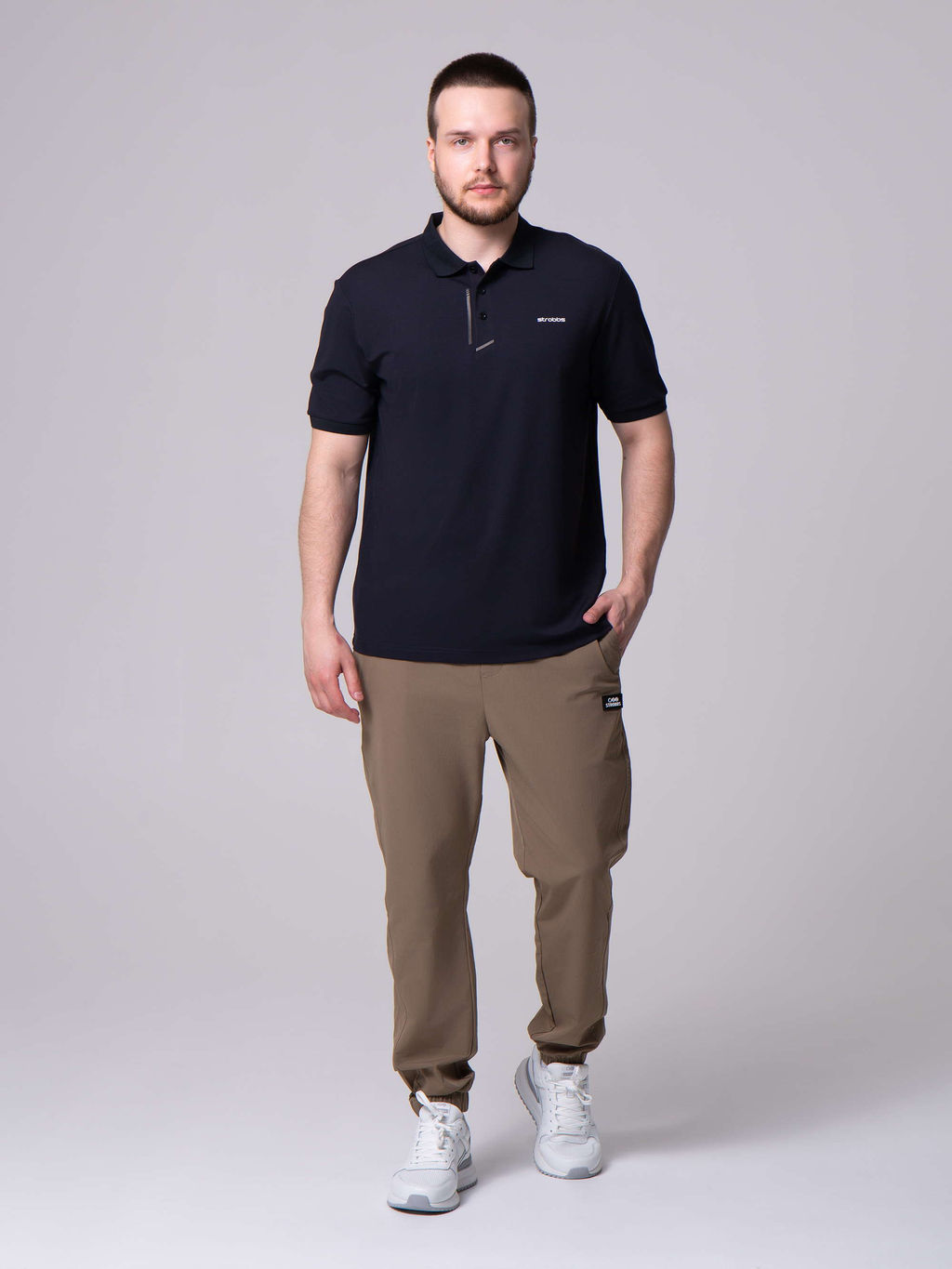 E2371-3 Футболка поло мужская