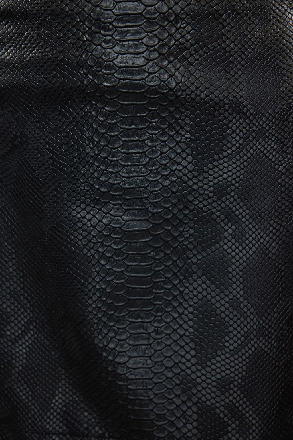 TRENDYOLMILLA Siyah Croco Suni Deri Kumas Mini Boy Dokuma Etek TWOAW25ET00033  фото 4