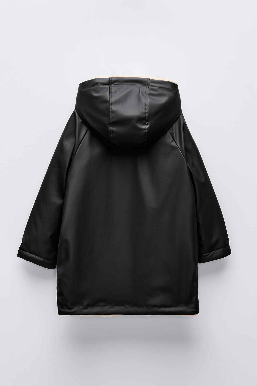 WATER-REPELLENT RUBBERISED JACKET - Zara фото 7