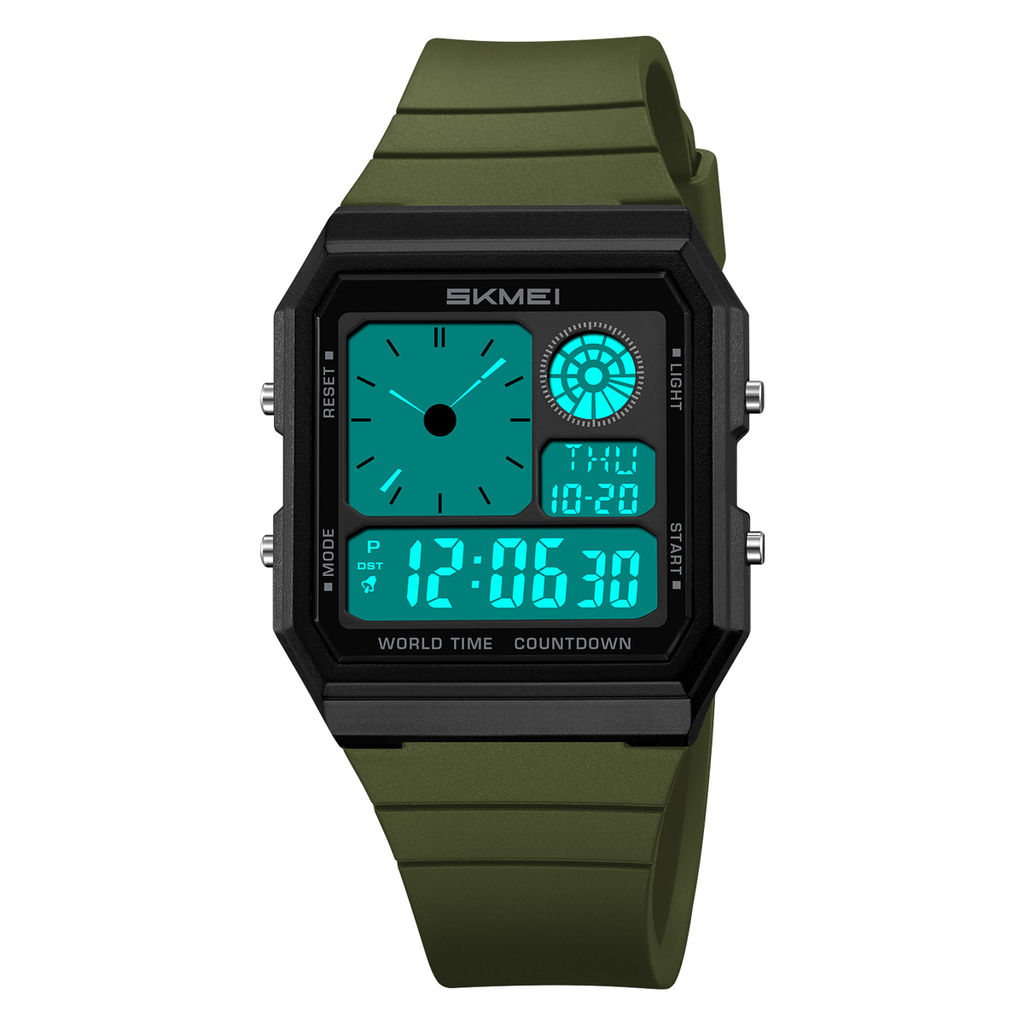 Часы наручные Skmei мужские электронные спортивные 2347green