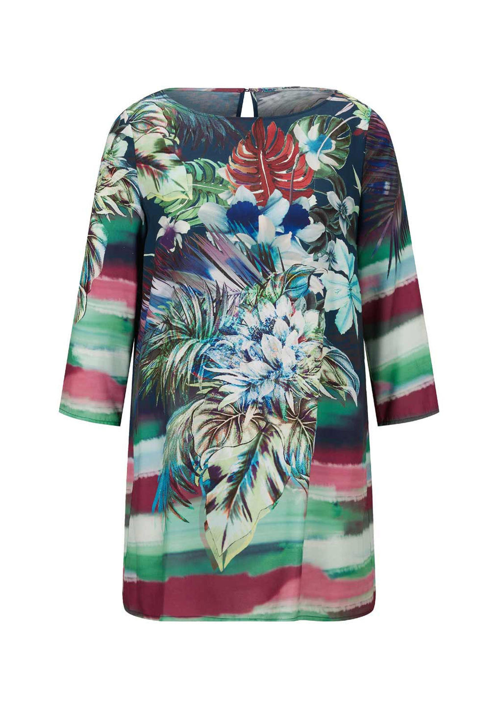 Туника, темно-синяя с рисунком - Heine фото 2