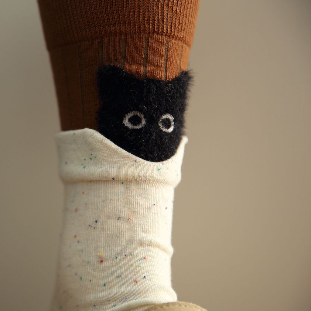 Носки р.35-40 Cats Коричневые - Krumpy фото 3