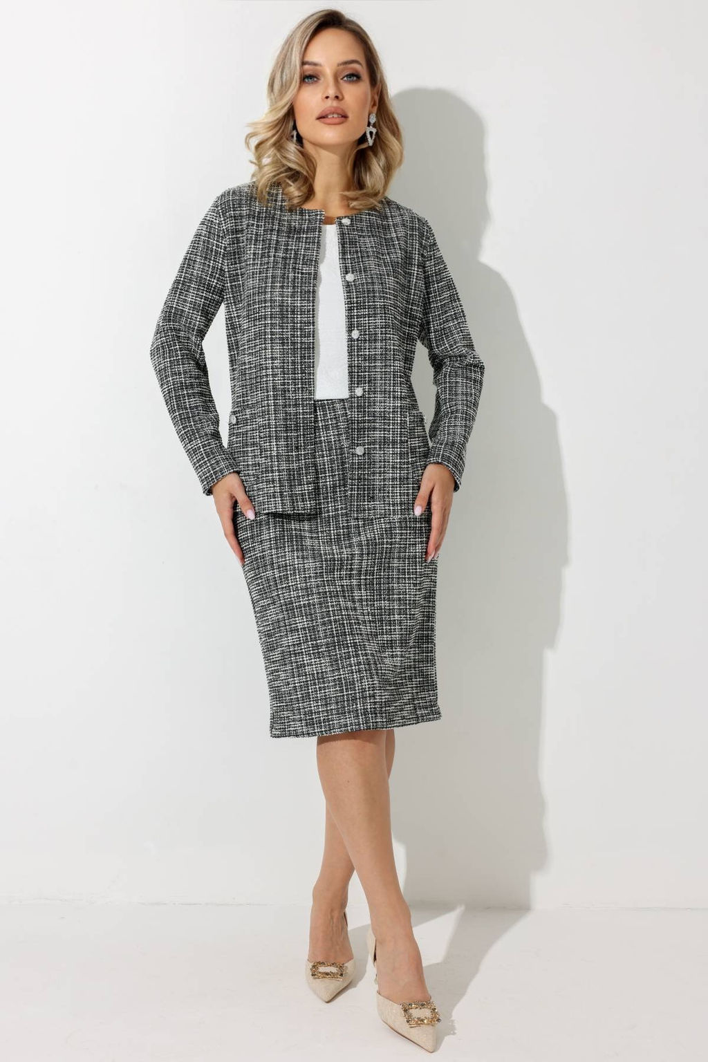 Юбка женская 141/09/Черный - Rise фото 6