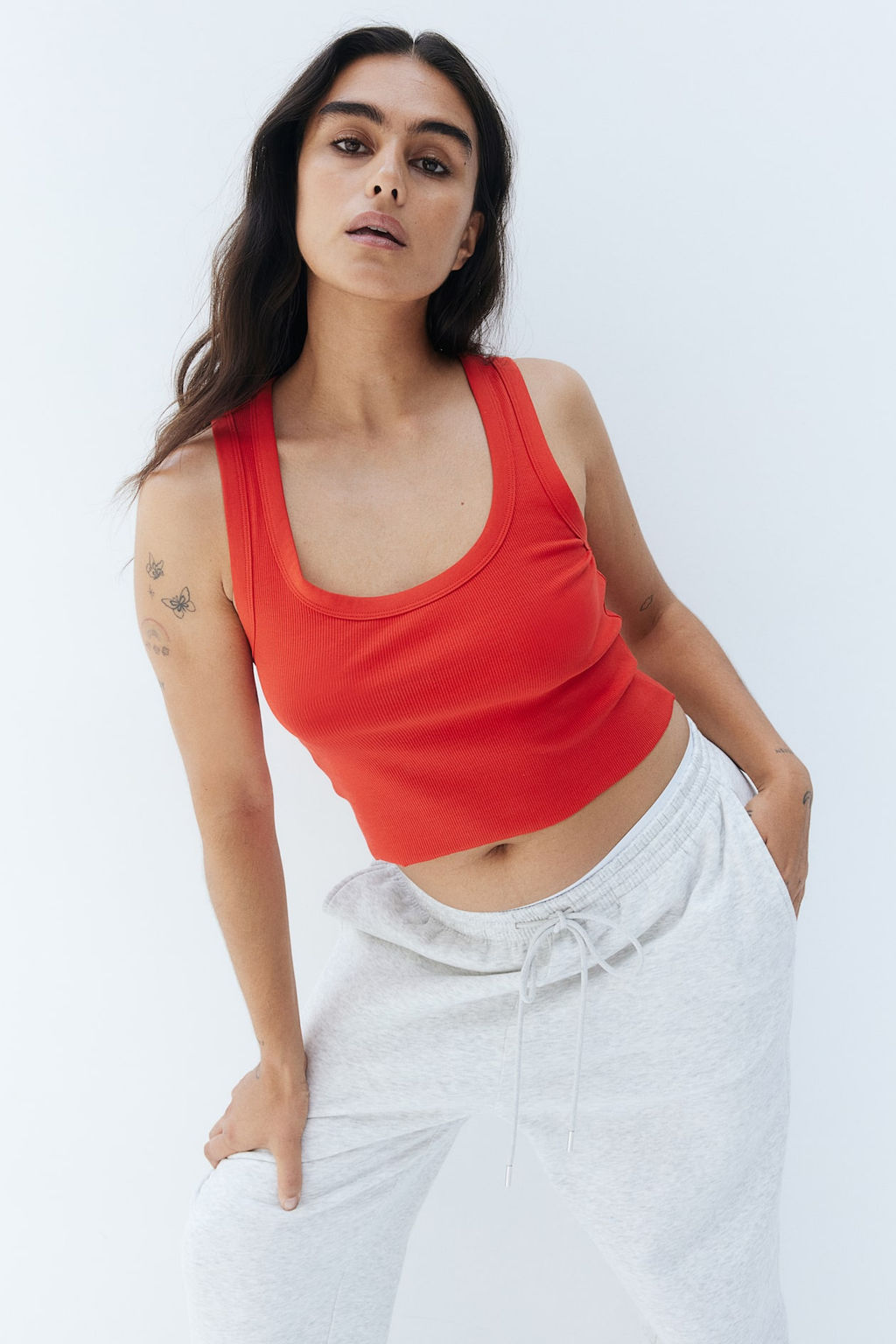 Camiseta corta sin mangas - H&m фото 4