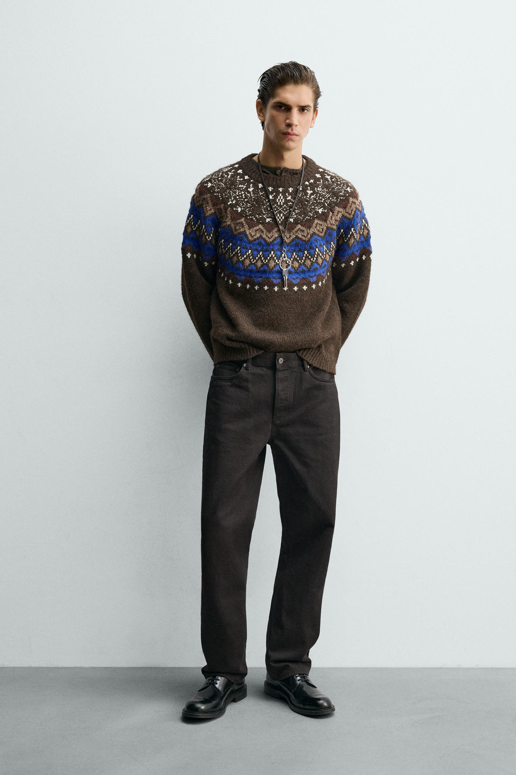 FAIRISLE JACQUARD JUMPER