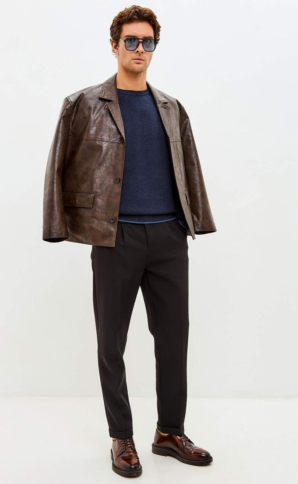 Джемпер F521-1566 d.blue - Fine joyce фото 11