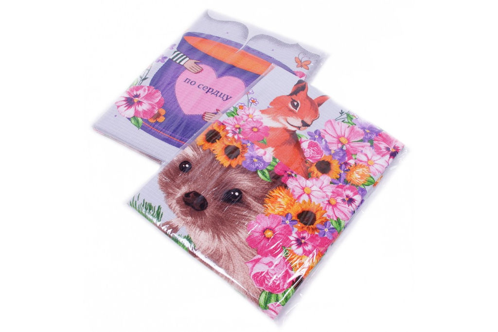 Набор вафельных полотенец Купон (3 шт.) в пакете ВК 771 тк (29309-1)