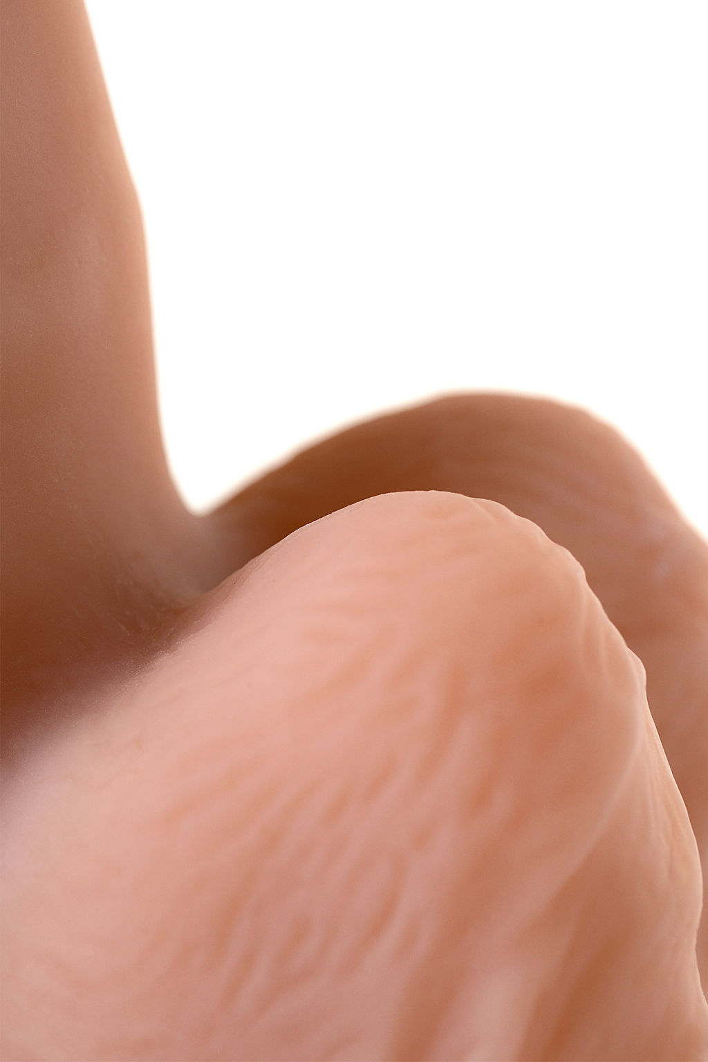 Вибратор-гигант LoveToy, реалистичный, neoskin, телесный, 27 см, 6,8 см  фото 9