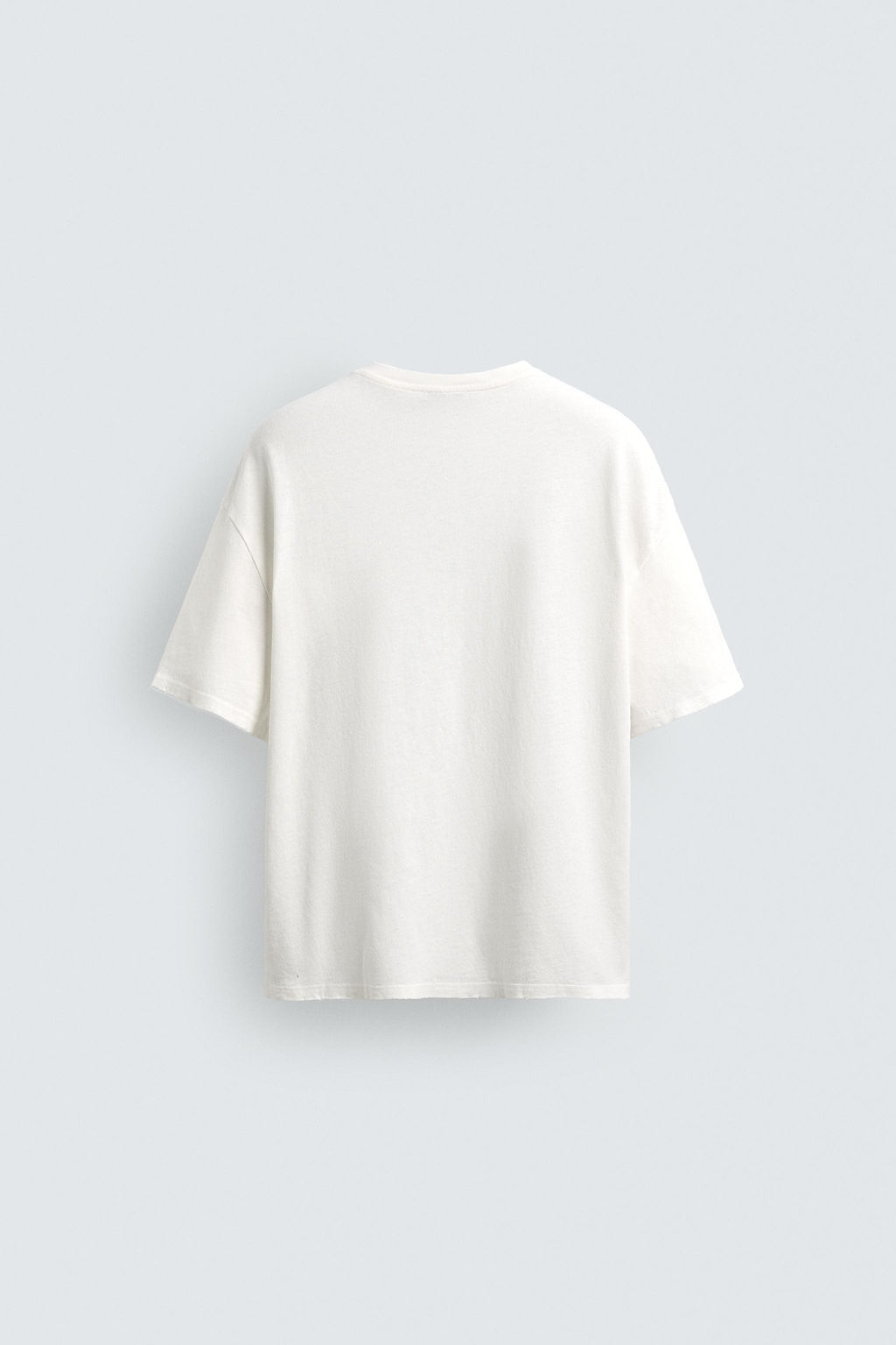 CAMISETA CUELLO PICO ALGOD?N - C??AMO / Blanco