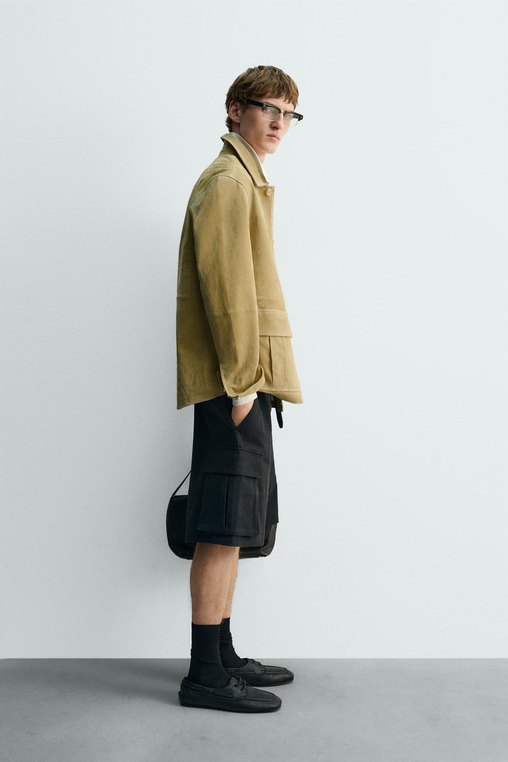 LIMITED EDITION SUEDE JACKET WITH POCKETS - Zara фото 12