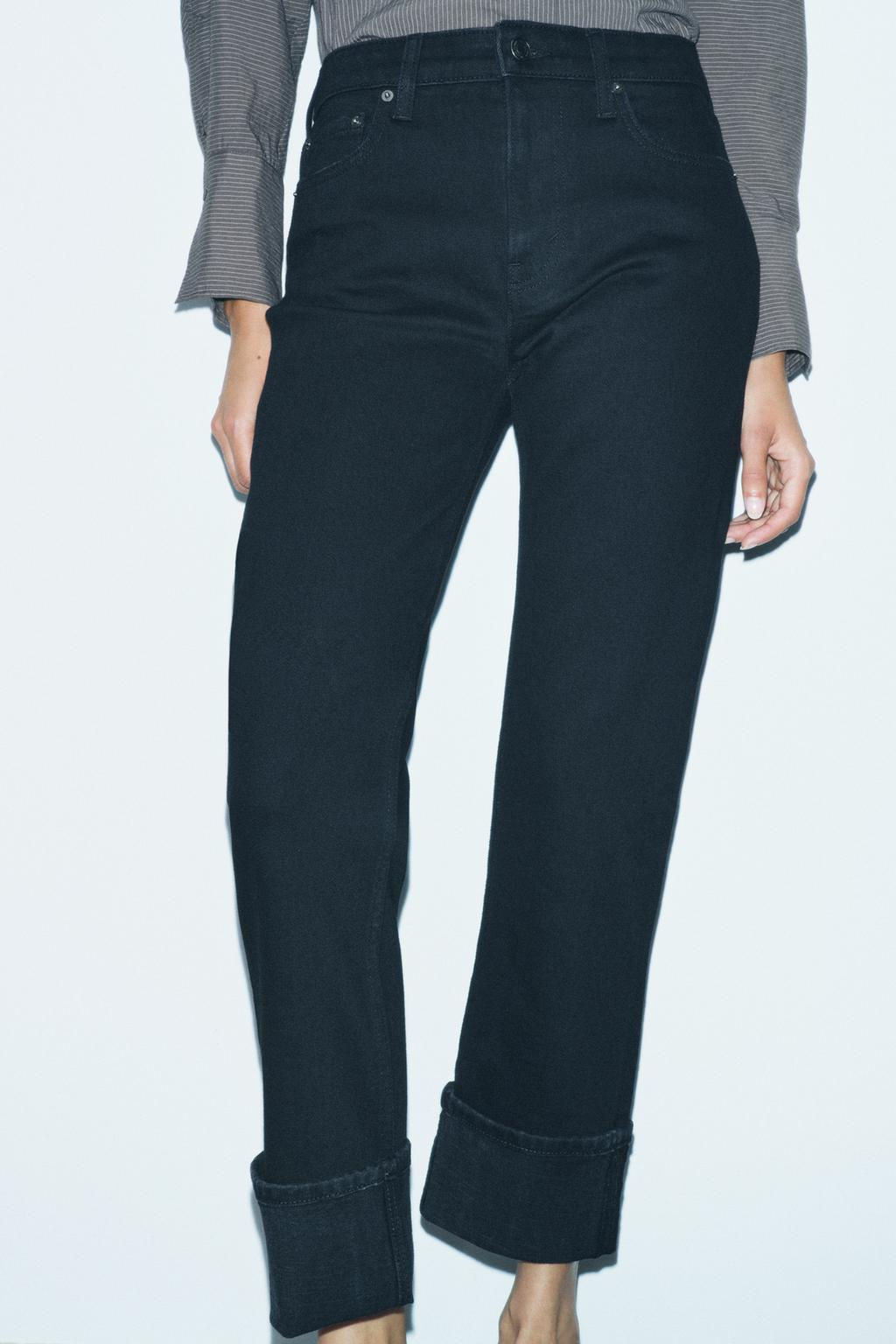 ZW COLLECTION SLIM MID-WAIST JEANS - Zara фото 2