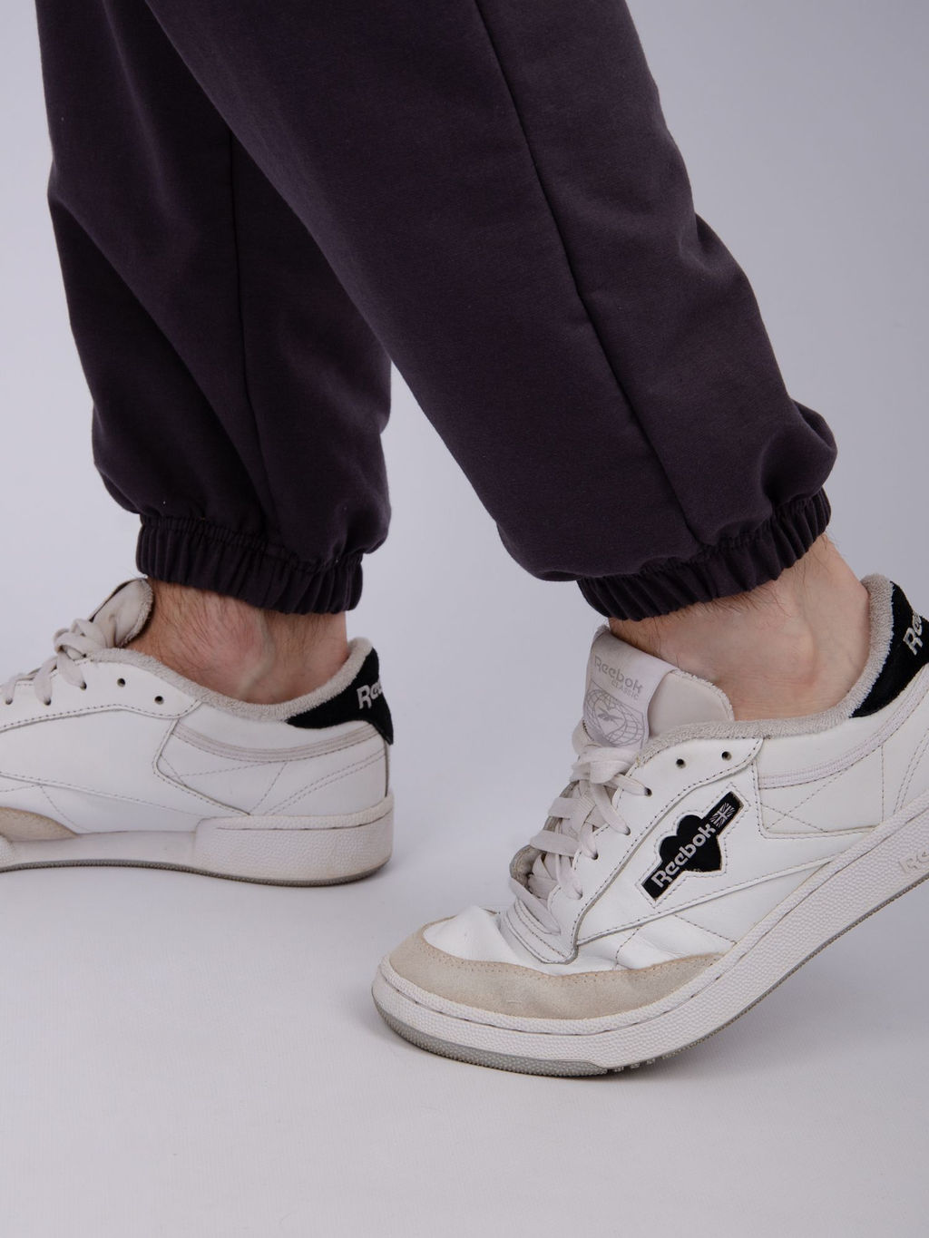 Джоггеры "Джереми 4" антрацит, футер с лайкрой