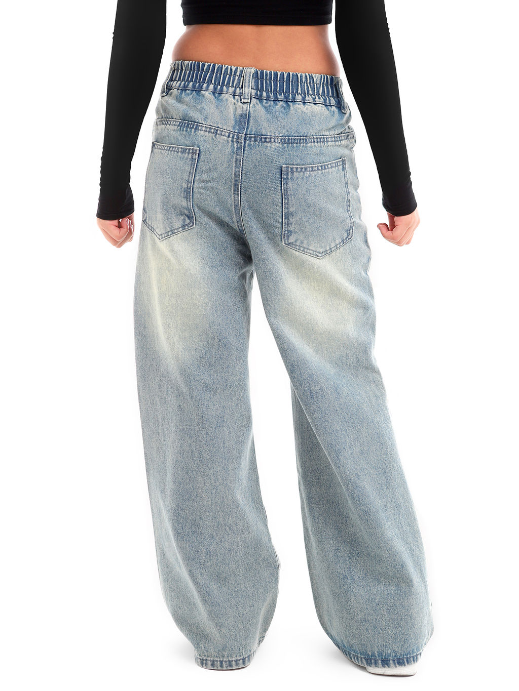 Джинсы-палаццо для девочек - СИНЯЯ МОДА фото 10