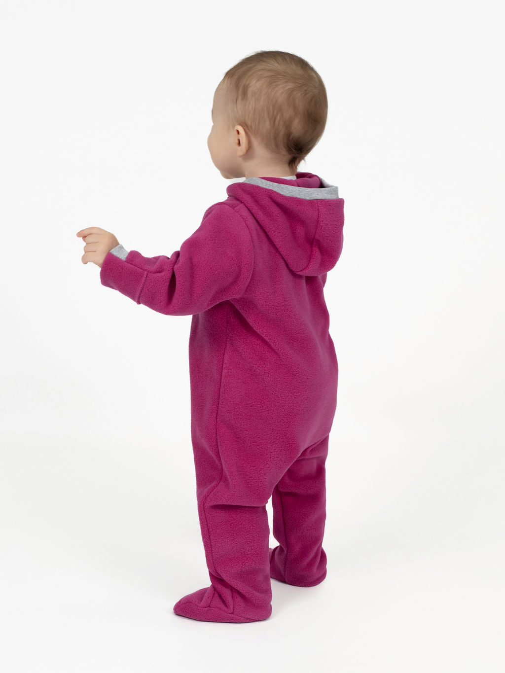 Комбинезон ясельный флисовый фуксия - Утенок фото 21