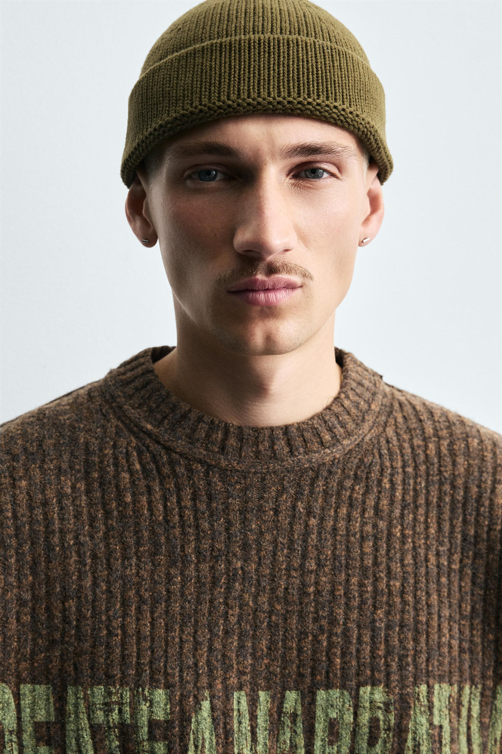 RIBBED SLOGAN SWEATER - Zara фото 5