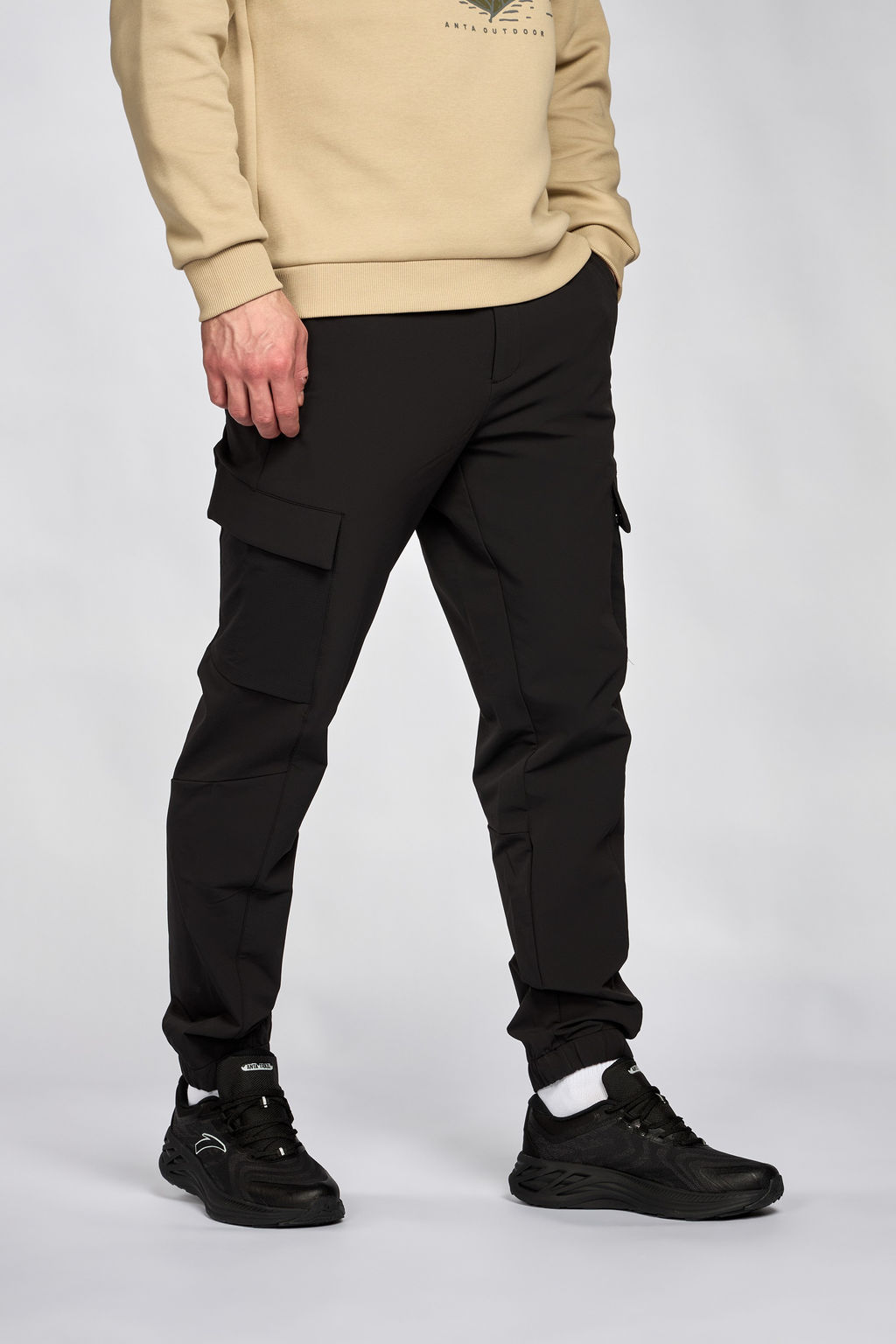 Брюки текстильные Черный - Anta фото 3