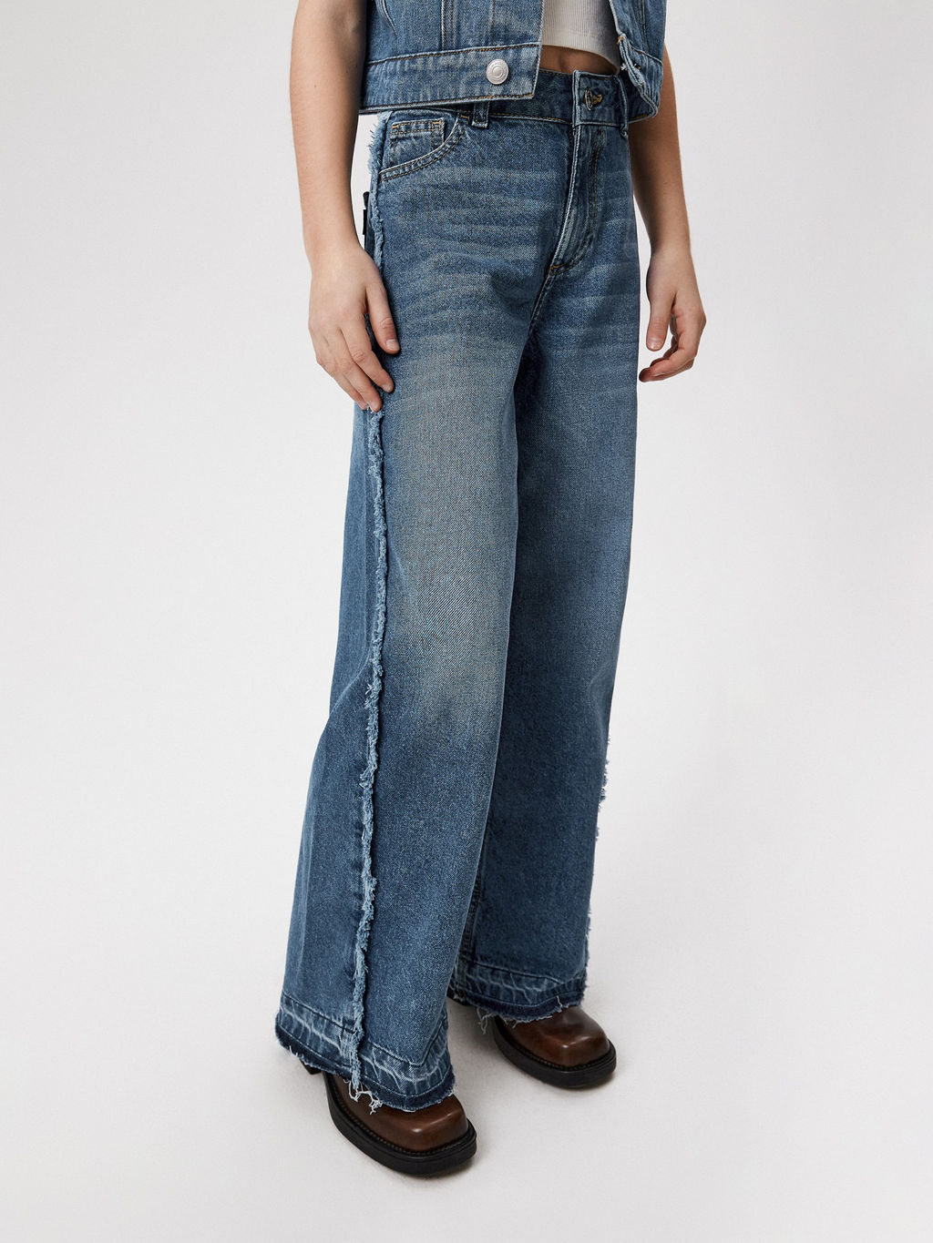 ACOOLA / Джинсы для девочек Ral синий фото 7